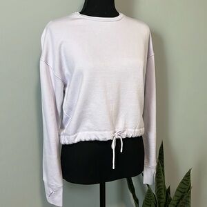 ⭐️ ALL IN MOTION Light Periwinkle/Lavender Colored Cropped Sweatshirt ⭐️